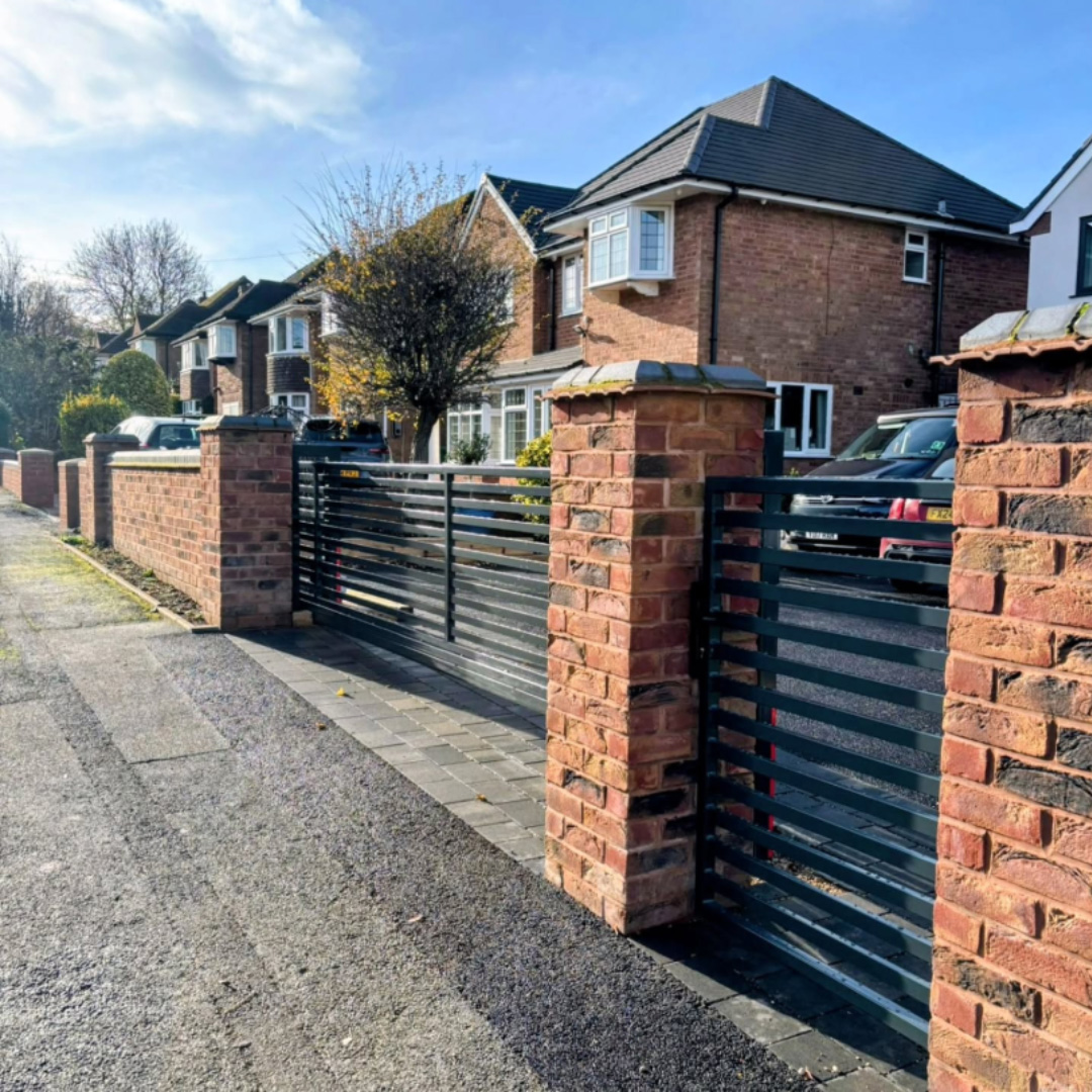 Automated Slatted Sliding Gate
