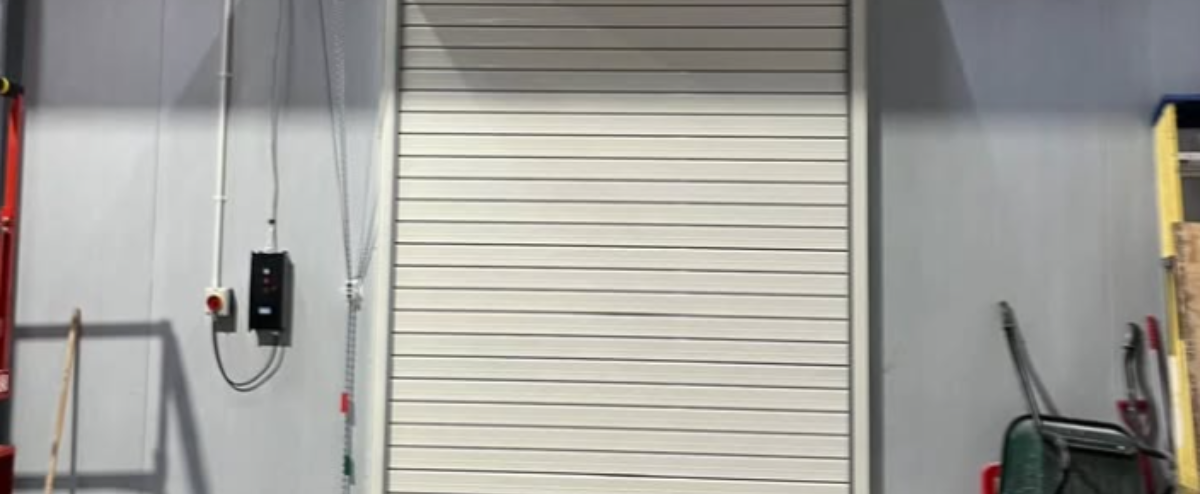 Twin skin Insualted 3 phase roller shutter cold storage central foods Bloxwich